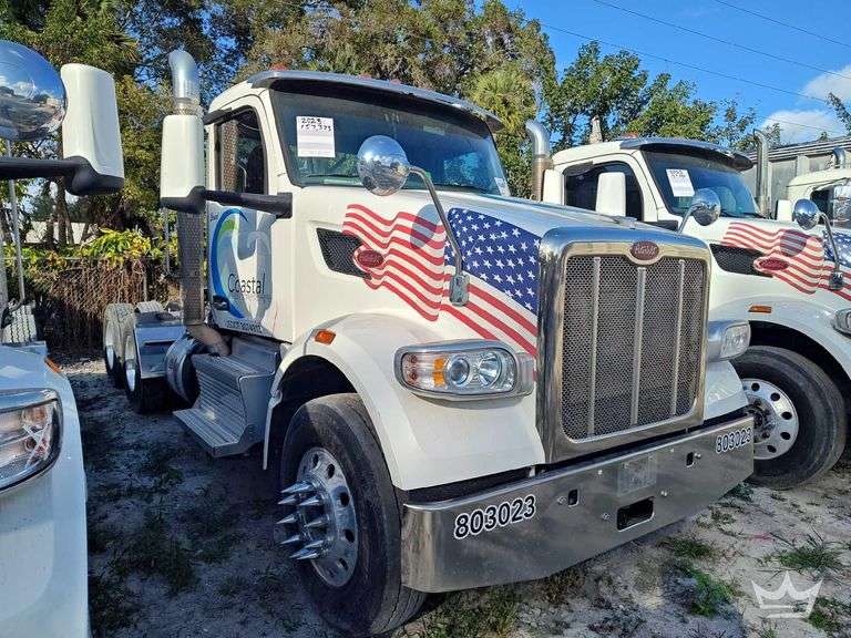 2023 Peterbilt 567 T/A Wet Kit Day Cab Truck Tractor