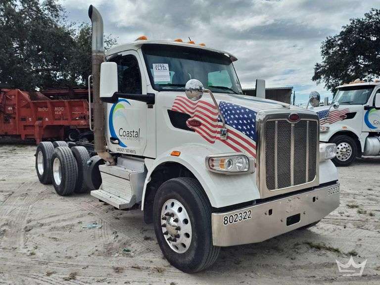 2022 Peterbilt 567 T/A Wet Kit Day Cab Truck Tractor