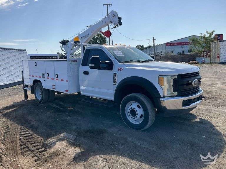 2017 Ford F-550 Stellar 7621 7,500 lb. Crane Mechanics Truck