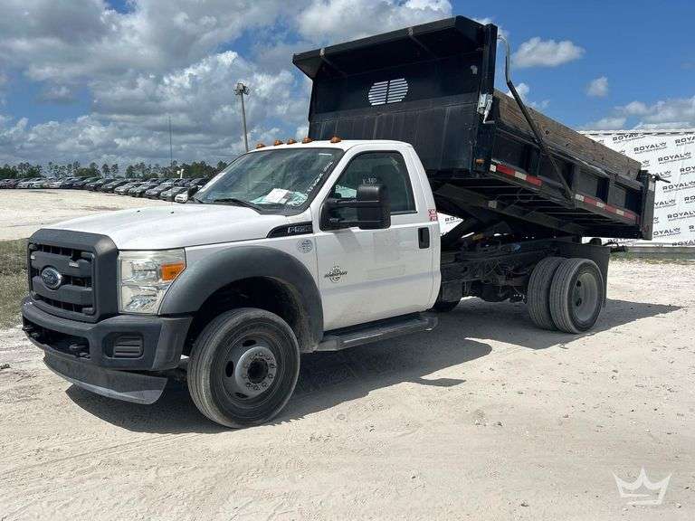 2016 Ford F-550 Mason Dump Truck