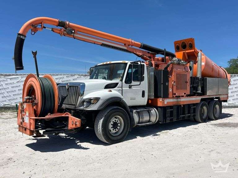 2017 International WorkStar 7500 T/A VacCon VPD3611 Combination Sewer Jetter Vacuum Truck