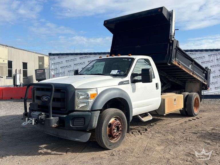 2015 Ford F-550 4x4 Mason Dump Truck