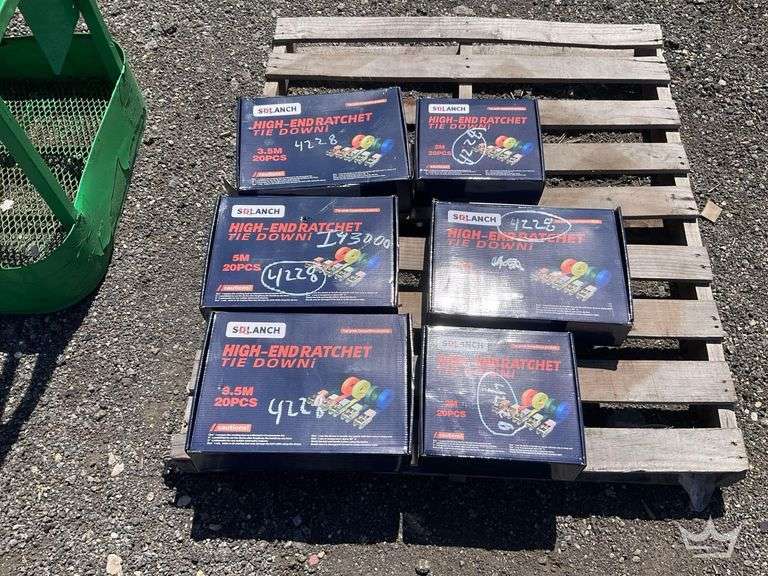 2025 Pallet of Assorted High-End Ratchet Straps