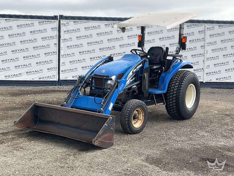 2007 New Holland TC40A 40HP Front Loader Utility Tractor