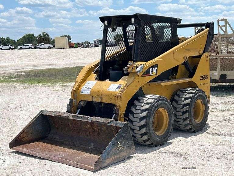 2007 Caterpillar 268B High Flow Compact Wheel Loader Skid Steer