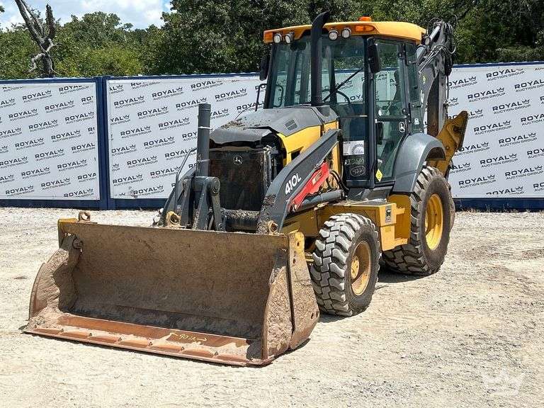 2019 John Deere 410L 4x4 Extendahoe Loader Backhoe