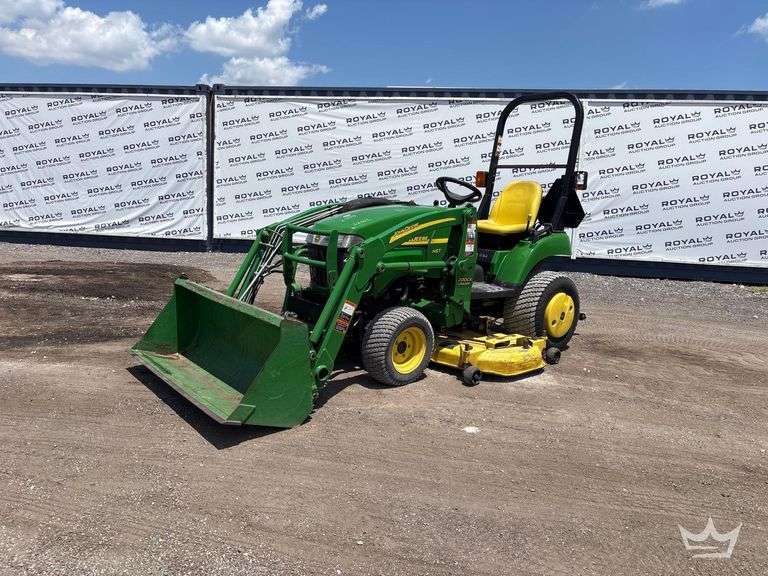 2007 John Deere 2305H 4x4 25HP Utility Loader Tractor w/ Mower