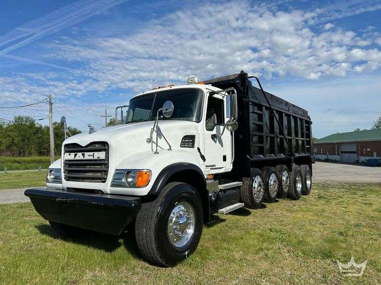 2003 Mack Granite CV713 Quint Axle Dump Truck
