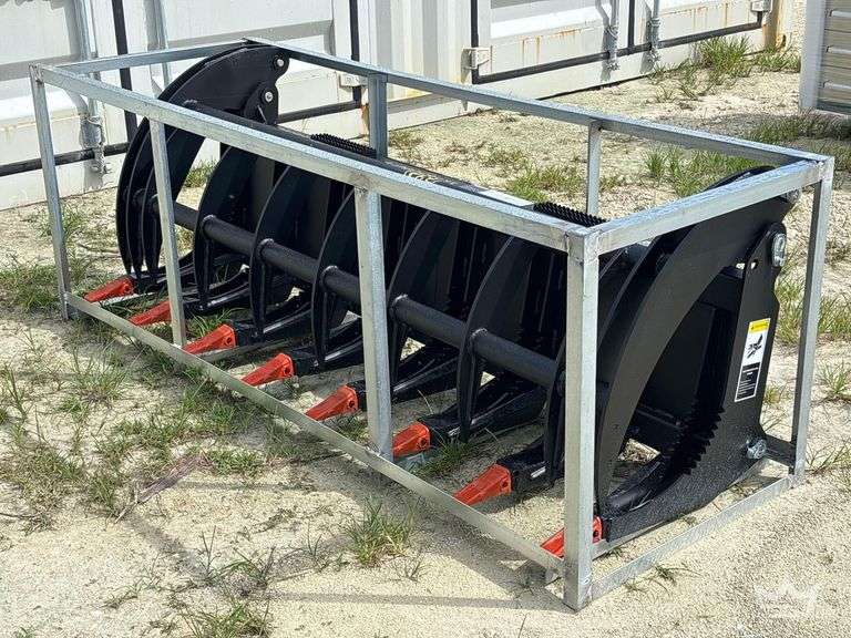 2026 Greatbear Heavy Grass 78in Fork Grapple  Skid Steer Attachment