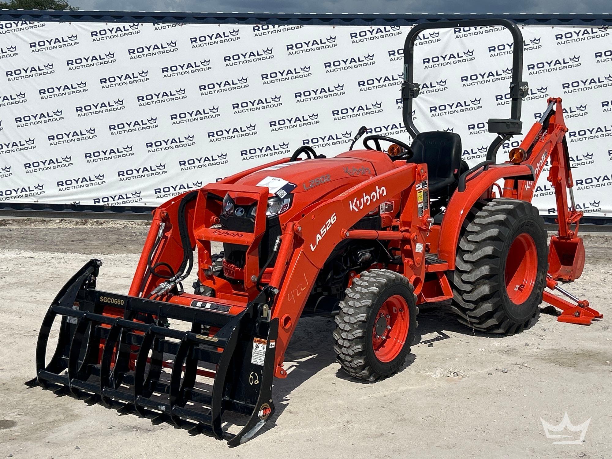2024 Kubota L2502HST 4WD 24HP Utility Loader Tractor Backhoe
