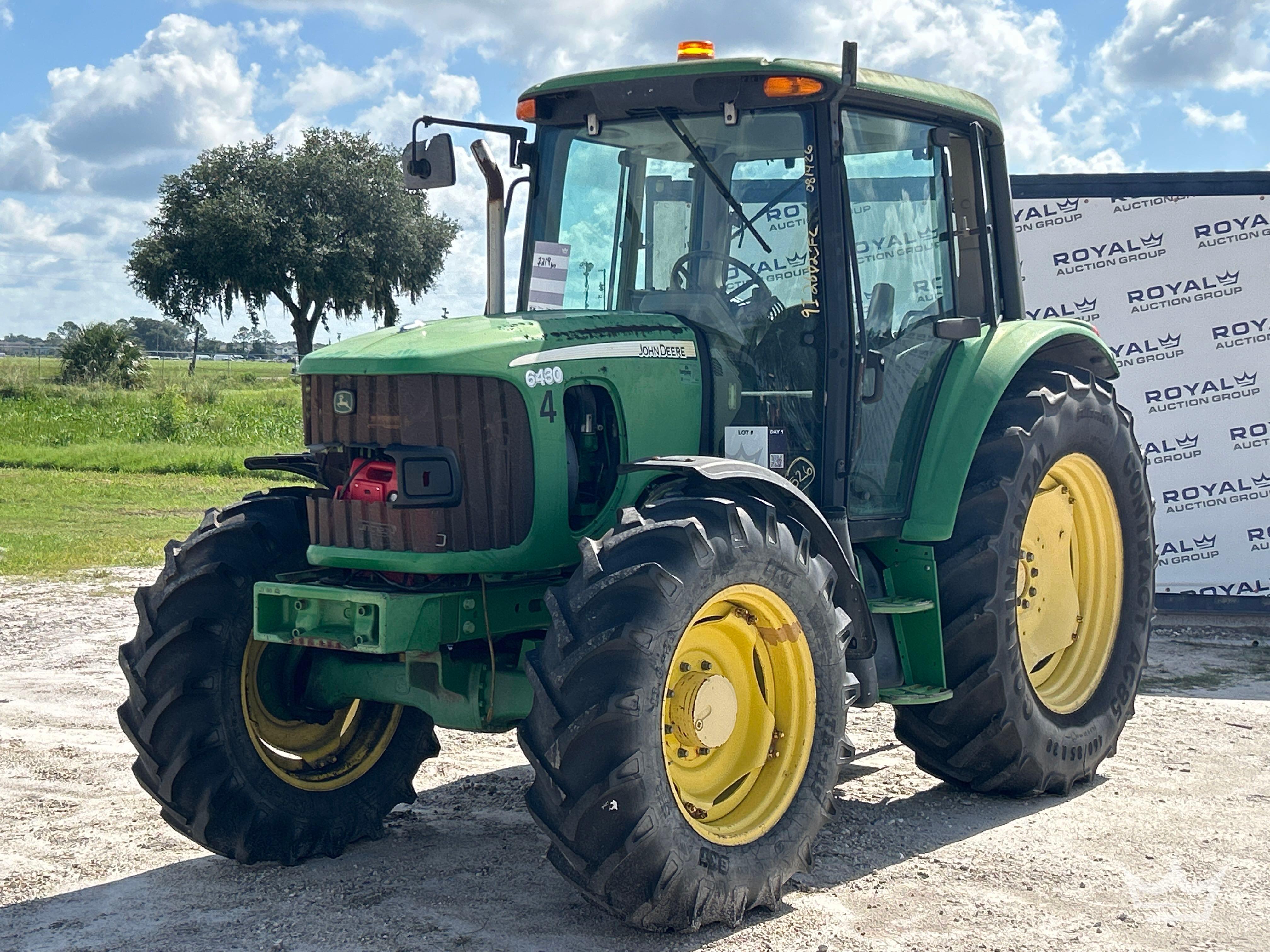 2012 John Deere 6430 115HP 4WD Agricultural Tractor