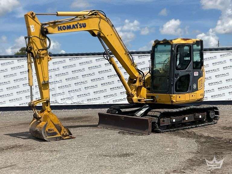 2018 Komatsu PC88MR Mini Excavator