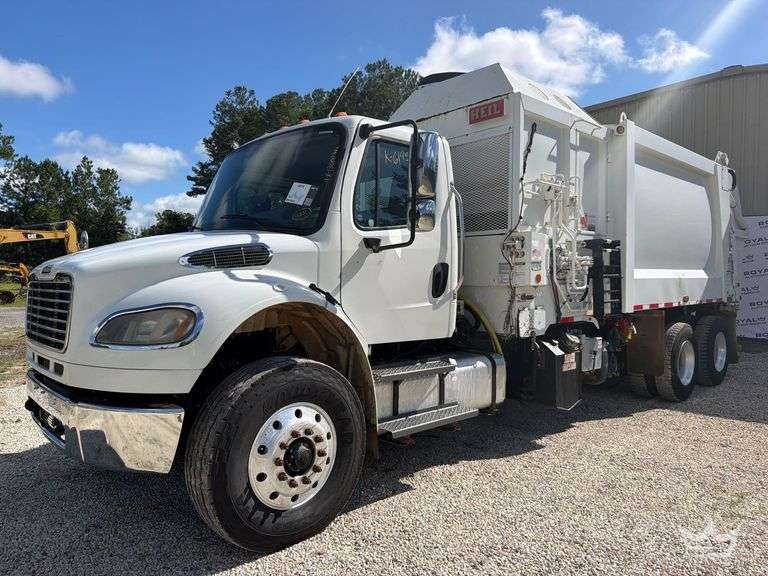 2017 Freightliner M2 106 Heil Side Loader Garbage Truck