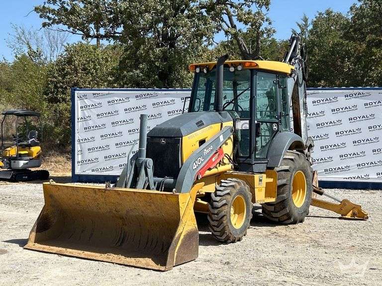 2015 John Deere 410L 4x4 Extendahoe Loader Backhoe