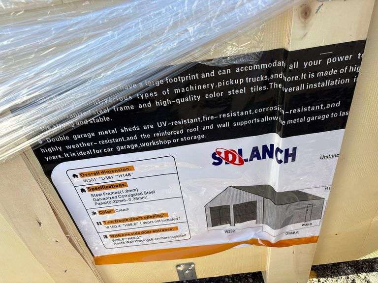 2026 SDLanch 25ft. x 33ft. Metal Barn