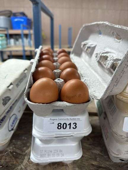 3 Doz Large Brown Eating Eggs