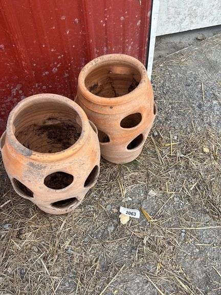 2 Succulent Pots