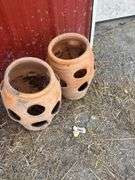 2 Succulent Pots