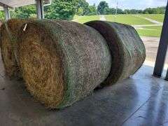 2 Round Bales 1st Timothy Orchard Grass Mix (4x5)