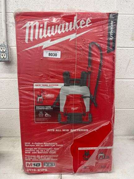 MILWAUKEE M18 4 GALLON BACKPACK SPRAYER