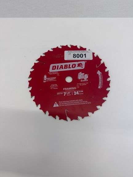 DIABLO 7 1/4" CIRCULAR SAW BLADE