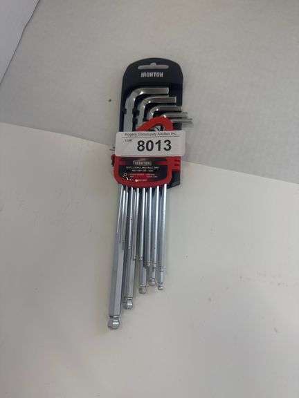 IRONTON HEX KEY SET- SAE