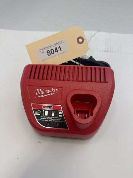 MILWAUKEE M12 3AMP CHARGER - (TOOL ONLY)