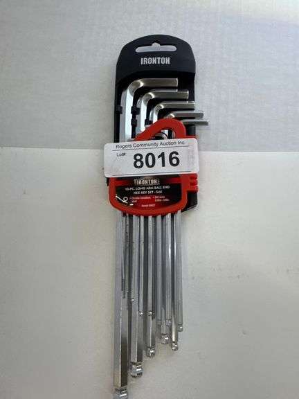 IRONTON HEX KEY SET- SAE