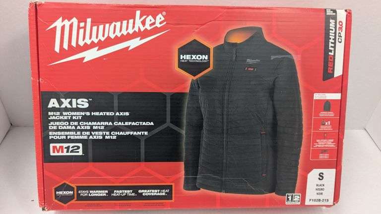 MILWAUKEE M12 WOMEN'S HEATED AXIS JACKET KIT (S) (NEW)