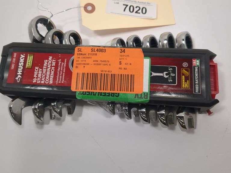 HUSKY STUBBY RATCHETING WRENCHES