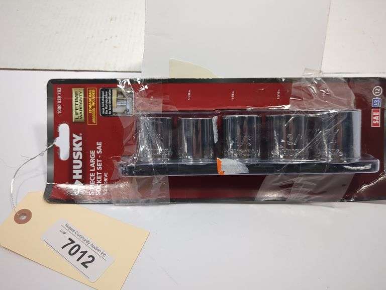 HUSKY 5PC. LARGE SOCKET SET 1/2" DRIVE SAE