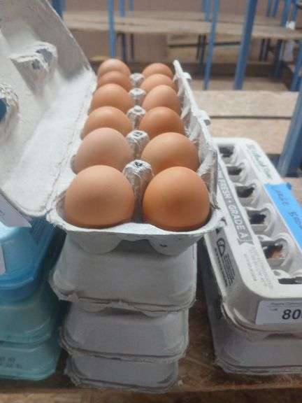 3 Doz Large & Xlarge Brown Eating Eggs