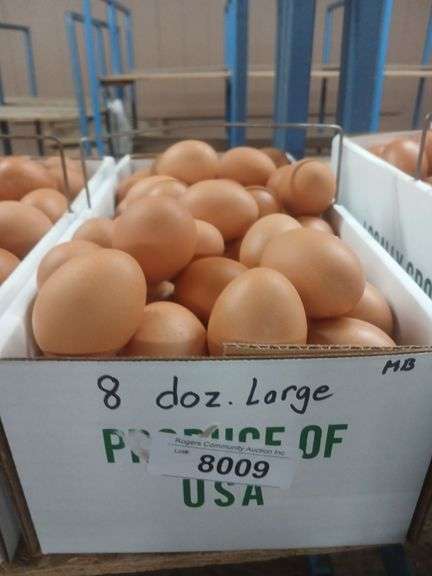 8 Doz Large Brown Eating Eggs