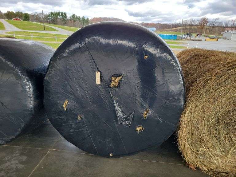 2 Round Bales 1st Grass Dry Wrapped (4x5)