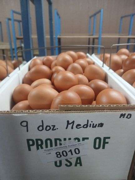 9 Doz Medium Brown Eating Eggs