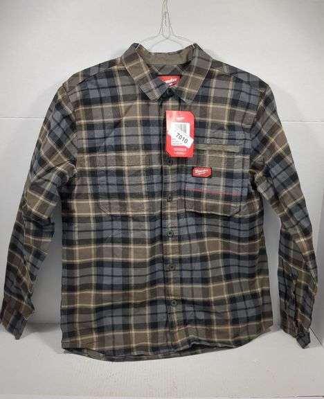 MILWAUKEE GRID IRON MEDIUM FLANNEL
