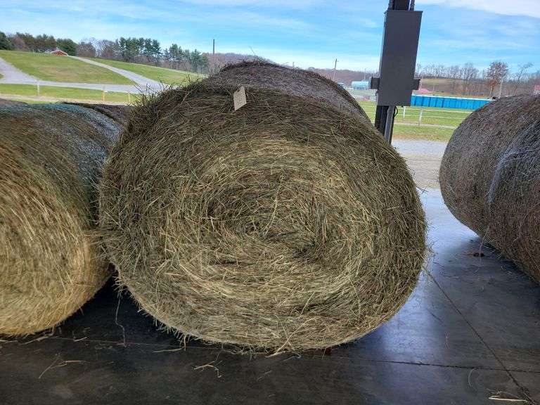 2 Round Bales 2nd Grass (4x5) Stored Inside