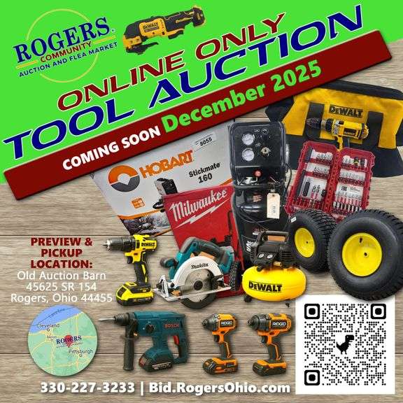 ONLINE TOOL AUCTION 12/12/25