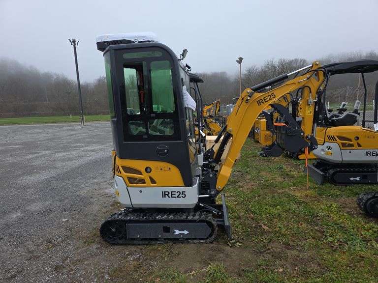 IR IRE25 Diesel Mini Excavator w/ Full Cab & A/C