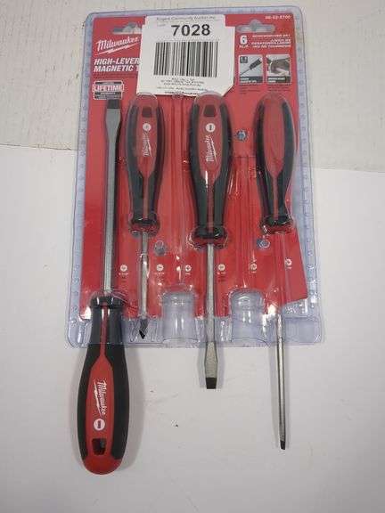 ( 4 ) MILWAUKEE SCREW DRIVERS