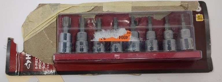 HUSKY 8 PC. TORX BIT SOCKET SET 3/8" DRIVE