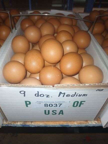 9 Doz Medium Brown Eating Eggs