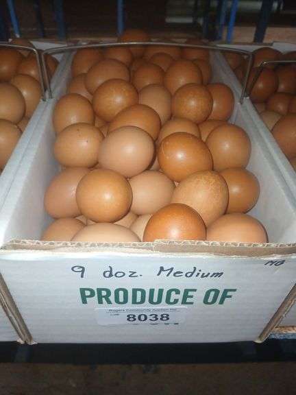 9 Doz Medium Brown Eating Eggs