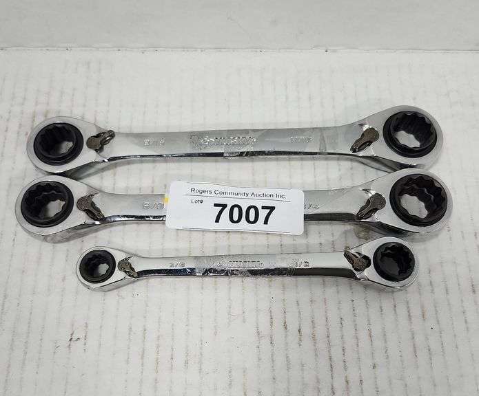(3) HUSKY RATCHETING WRENCHES SAE