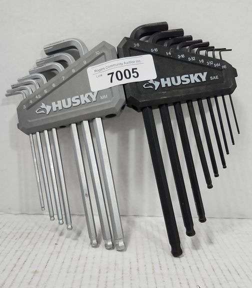 HUSKY ALLEN WRENCH SET METRIC/SAE
