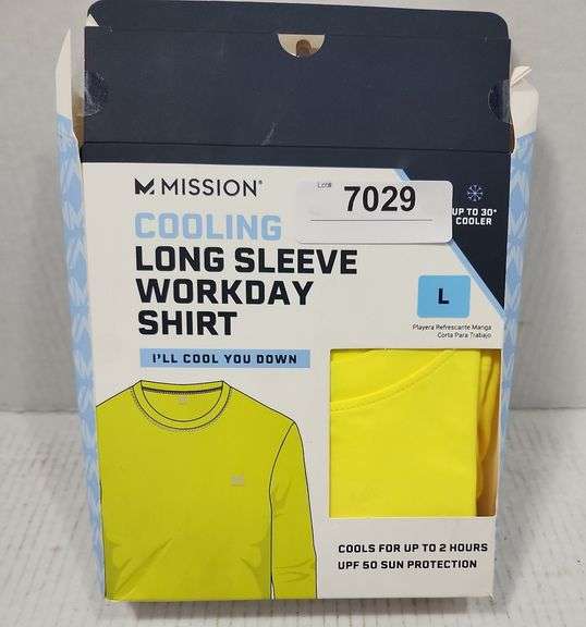 MISSION LONG SLEEVE WORK SHIRT ( L )