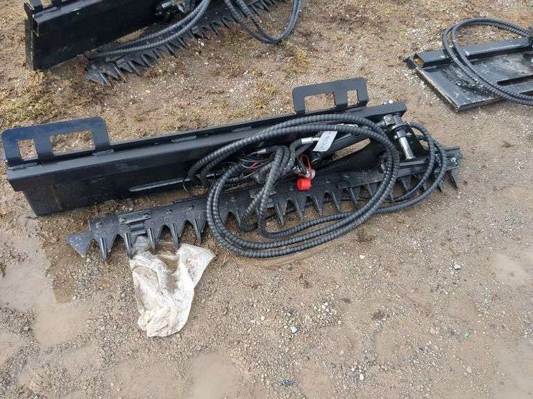 GIYI Skid steer Hedge trimmer attachment 5'