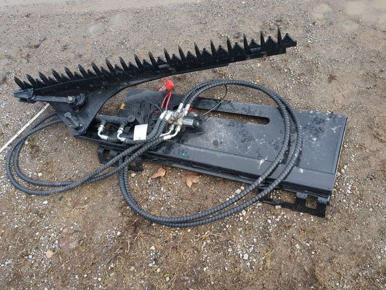 GIYI Skid steer Hedge trimmer attachment 5'