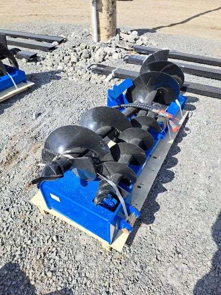 Future Skid Loader Auger w/ 8", 12" & 16" Bits