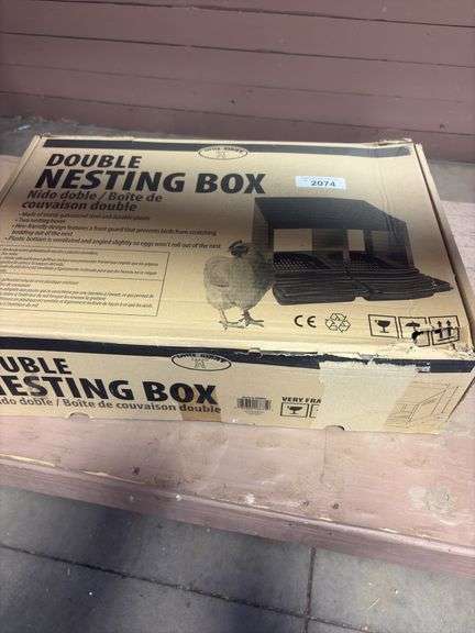 New Double Nesting Box - Rogers Community Auction Inc.
